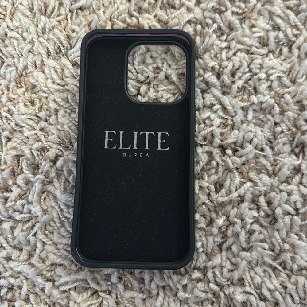 Burga iPhone 15 Pro Case - Black Lace - excellent condition - barely used